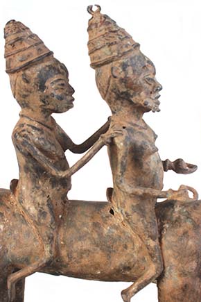 Reiterpaar Yoruba
