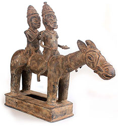 Couple on Horseback Reiterpaar