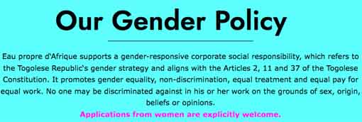 Gender Policy