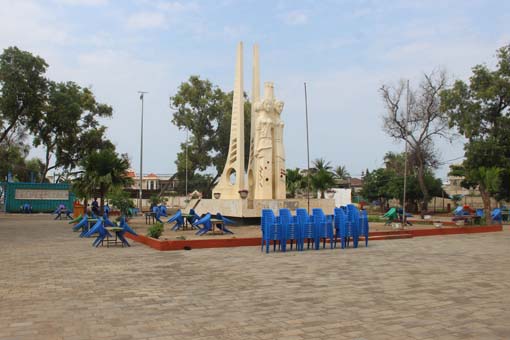 Das Monument in Baguida