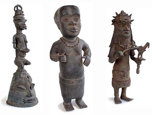 Drei Bronzen