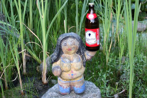 Mohrenbräu im Garten