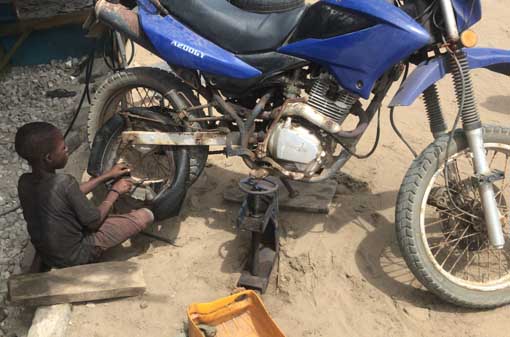 Motorradpanne